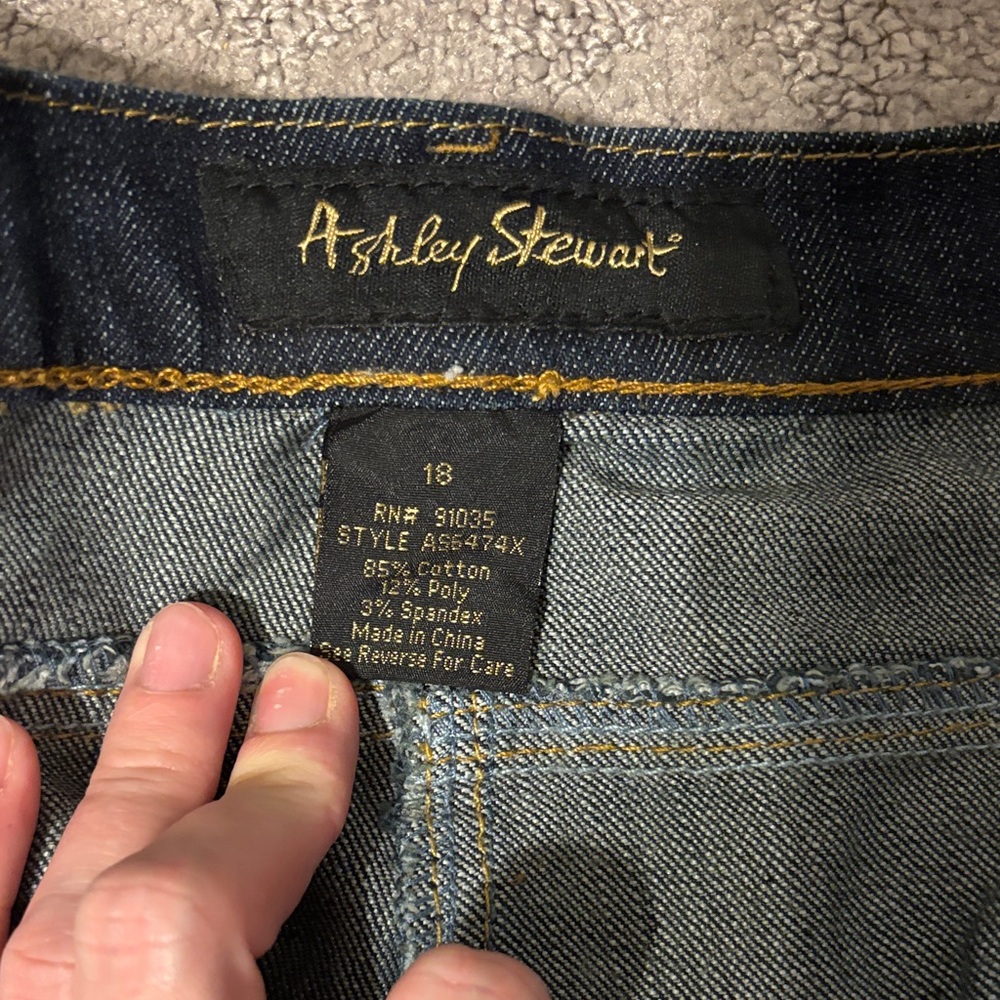 Ashley Stewart Classic Blue Denim - Picture 2 of 2